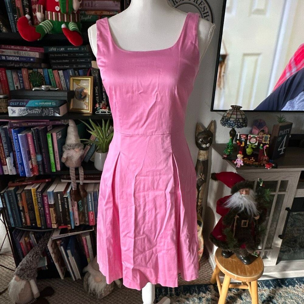 David Wayne Size 4 Pink  Tea Dress Fit and flare
